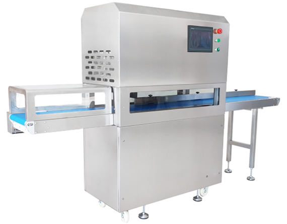 Automatic Ultrasonic Swiss Roll Cutting Machine detail